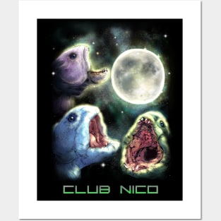 Three Wolf (Eel) Moon Posters and Art